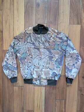 WFS Vintage Camo Bomber Jacket (L)